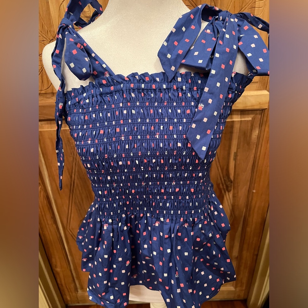 Lily Pulitzer tie shoulder top, size XL